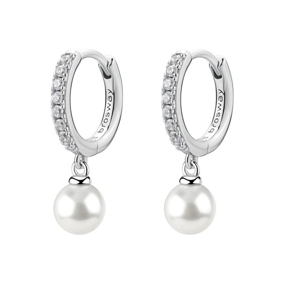 Pendientes Brosway Mujer FANCY INFINITE WHITE in Plata Cubic Zirconia FIW144 - FIW144